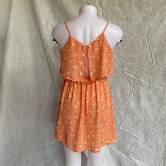 Timing Coral Floral Dress Open Back Sun Dress - Picture 5 of 9